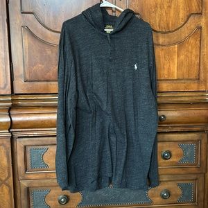 Men's Polo Ralph Lauren long sleeve hooded tshirt size 2XLT